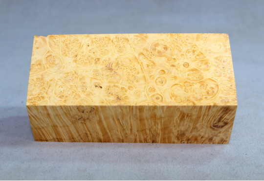 Stabilized Maple Burl Wood Mod Block